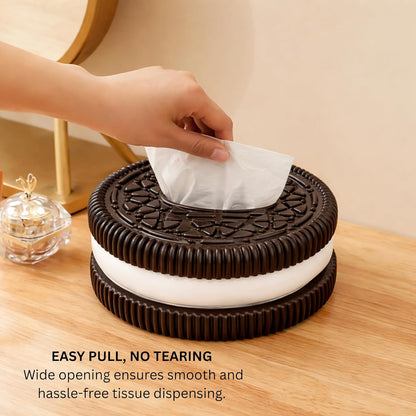 Decorative Baby Wipes & Tissue Storage Box - Oreo Magic