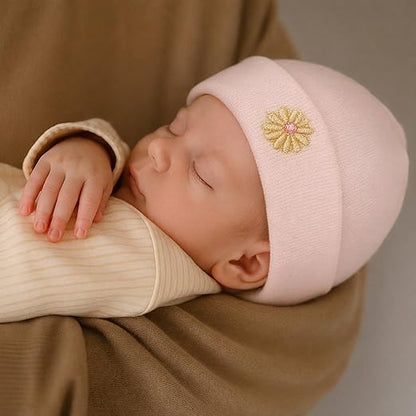 Unisex Baby Beanies Set of 5 - Little Lamb