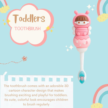 Toddler Toothbrush - Pink Bee