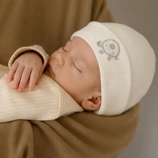 Unisex Baby Beanies Set of 5 - Mint Meadow