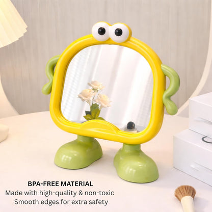 Kids Peekaboo Buddy Standing Mirror - Yellow Giggly