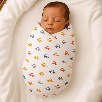 Baby Muslin Swaddle - Tiny Wheels