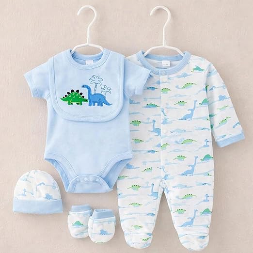 5 pcs Baby Clothing Set - Little Dino