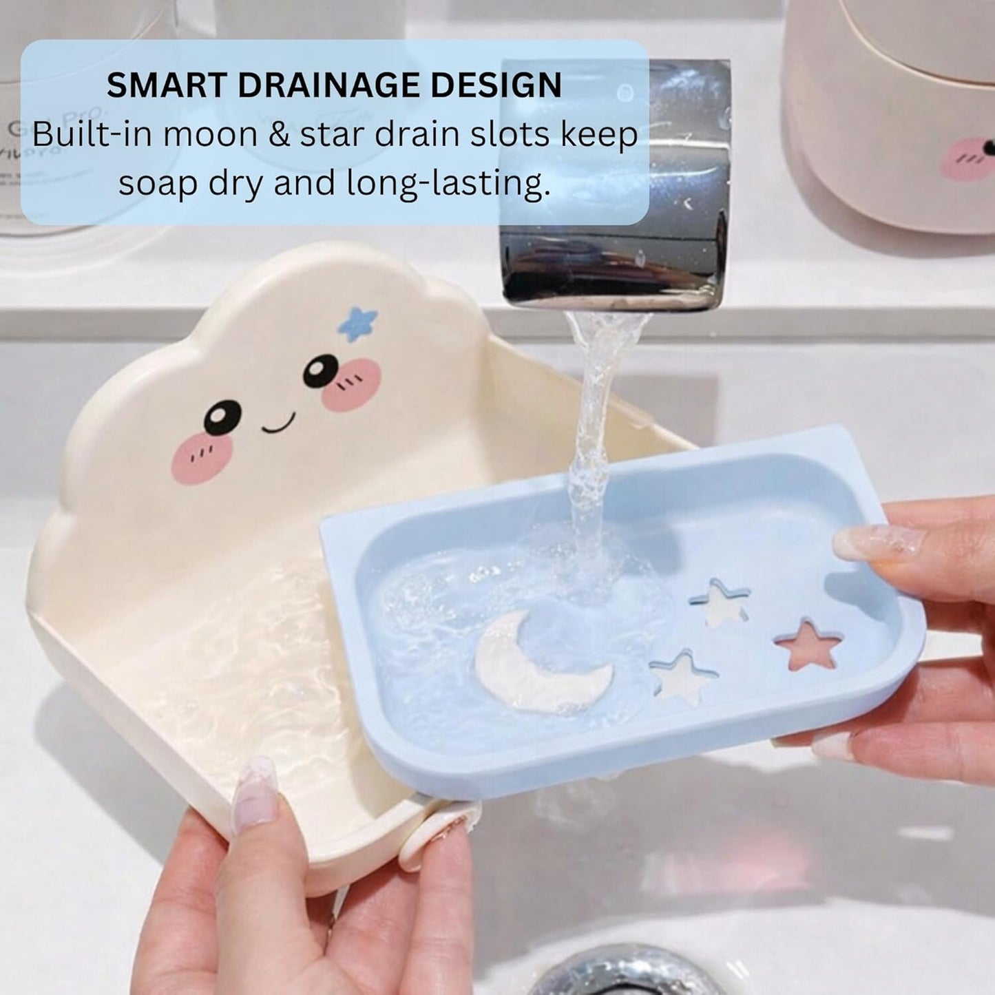 Soap Holder - Galaxy Stars - Blue
