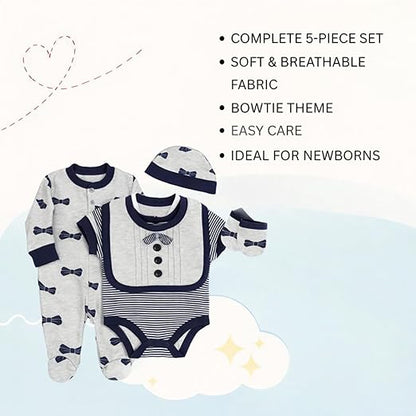 5 pcs Baby Clothing Set - Little Gentleman