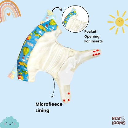 Reusable Cloth Diaper - Sky Journey