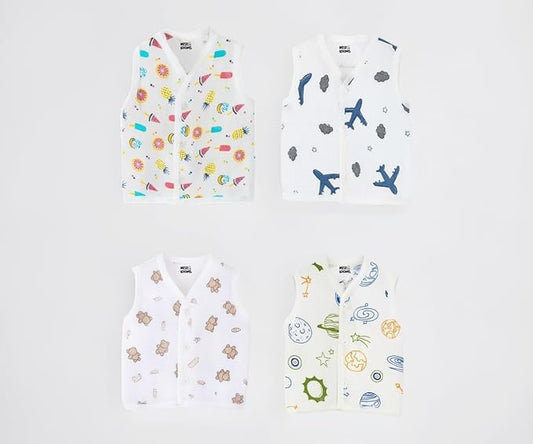 Sleeveless Jhabla - Pack of 4