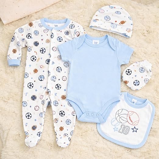 5 pcs Baby Clothing Set - Born to Play