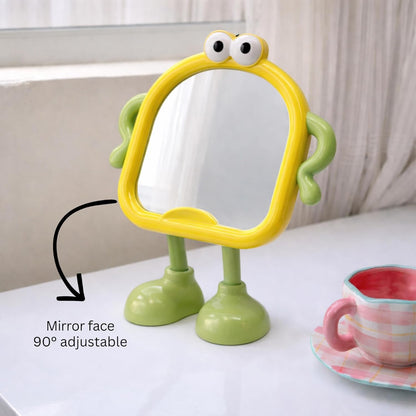 Kids Peekaboo Buddy Standing Mirror - Yellow Giggly