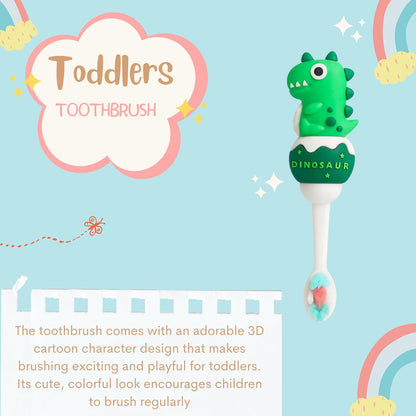 Toddler Toothbrush - Green Dino