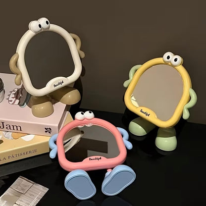 Kids Peekaboo Buddy Standing Mirror - Pink Giggly
