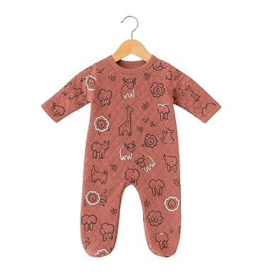 Quilted Sleepsuit - Forest Buddies