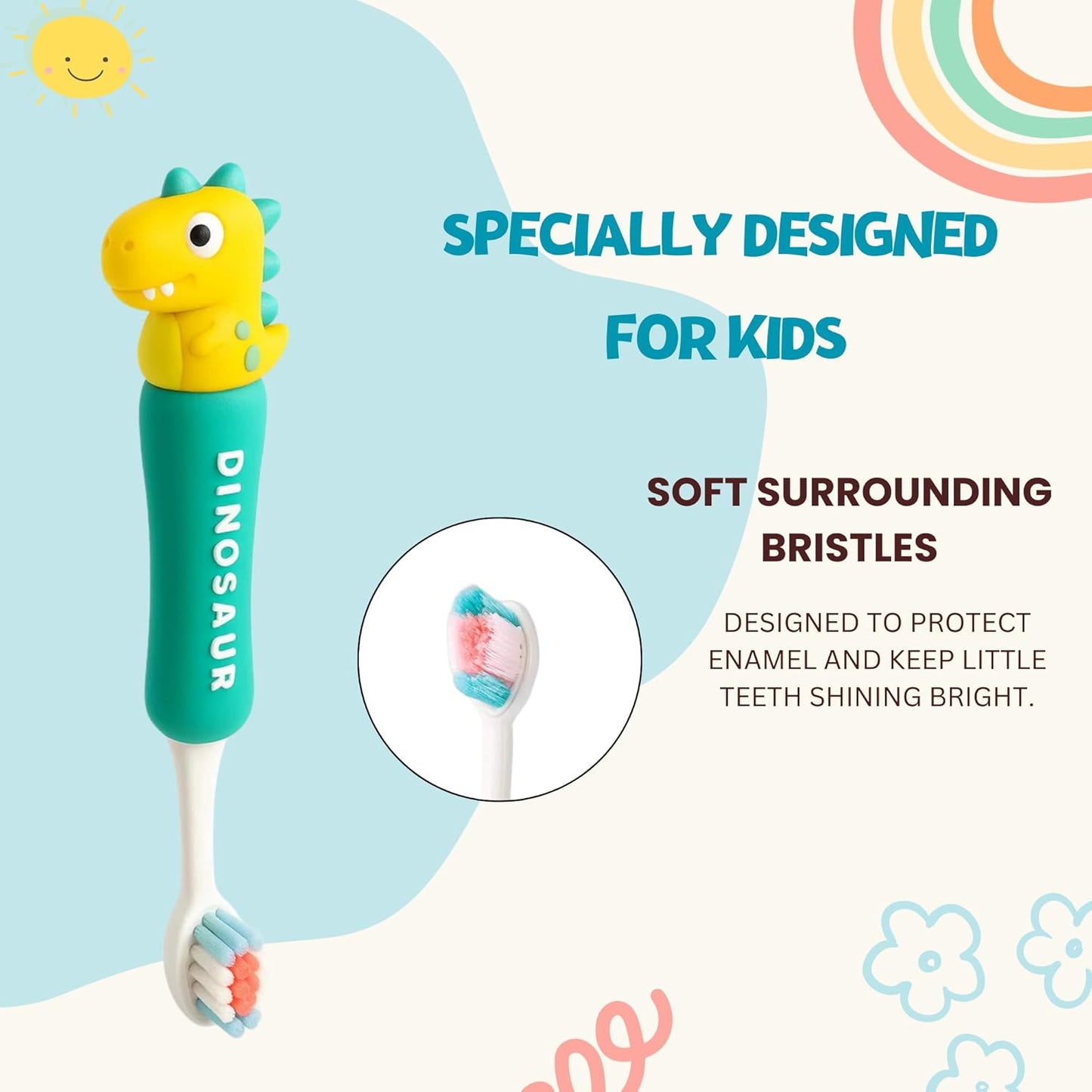 Kids Toothbrush - Crazy DIno