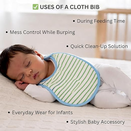 Cloth Feeding Bib Set of 3 - Here To Cuddle