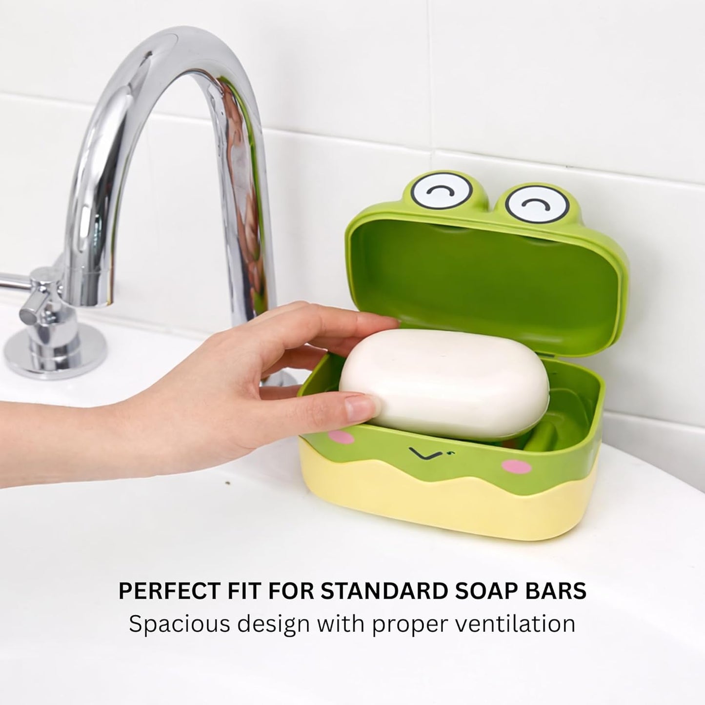 Soap Holder - Funky Froggo - Green