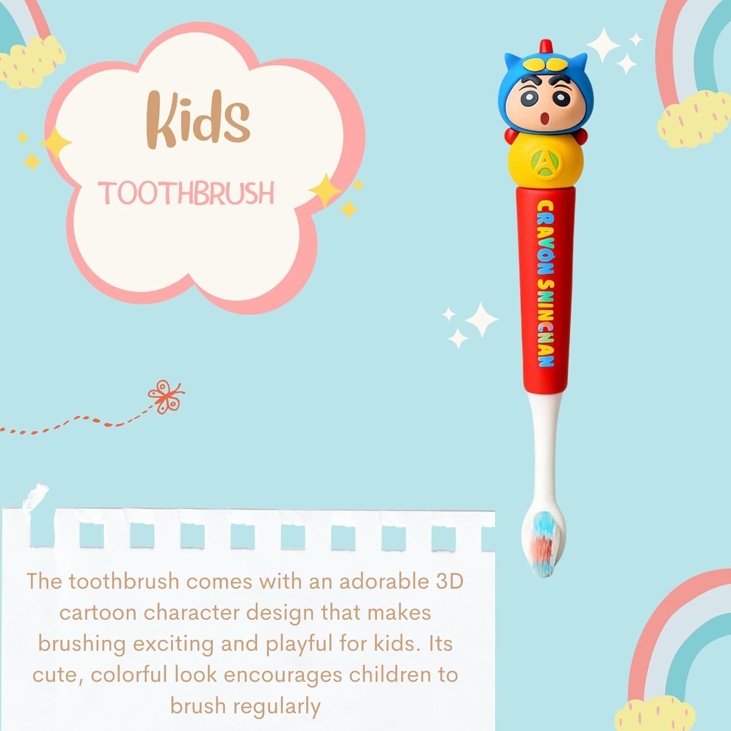 Kids Toothbrush - Shinchan