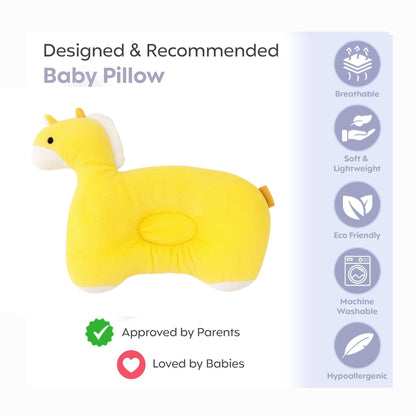 Animal Shape Pillow (Yellow)