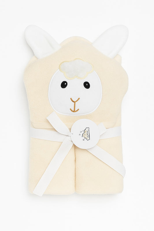 Baby Hooded Towel – Cuddly Sheep