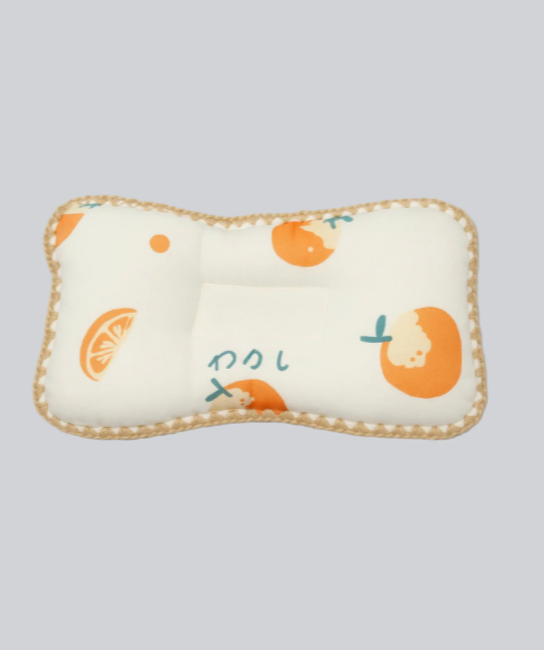 Rectangular Baby Pillow - Orange
