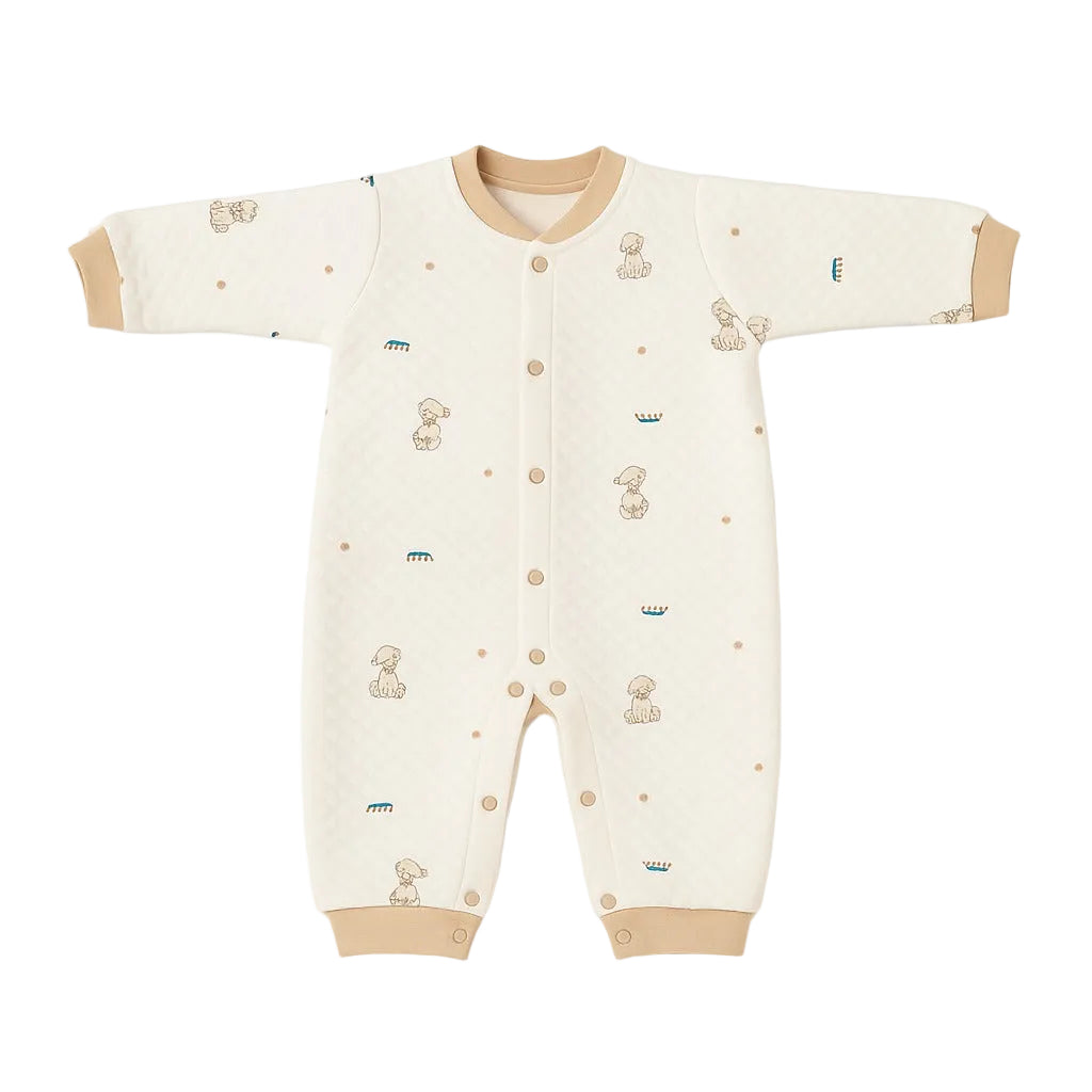 Romper With Snap Buttons - Little Dreamland Teddy