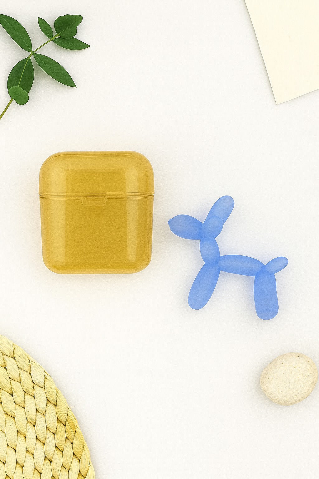 Premium Balloon Dog Shaped Silicone Teether (Blue)