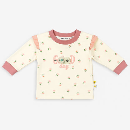 Full Sleeves Top & Jogger Co-ord Set - Pink Blossom