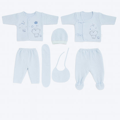 Newborn Essentials 7 pc Set - Aqua Mimi