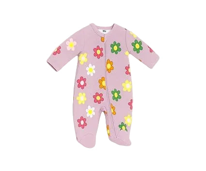 Quilted Sleepsuit - Bloomy Dreams