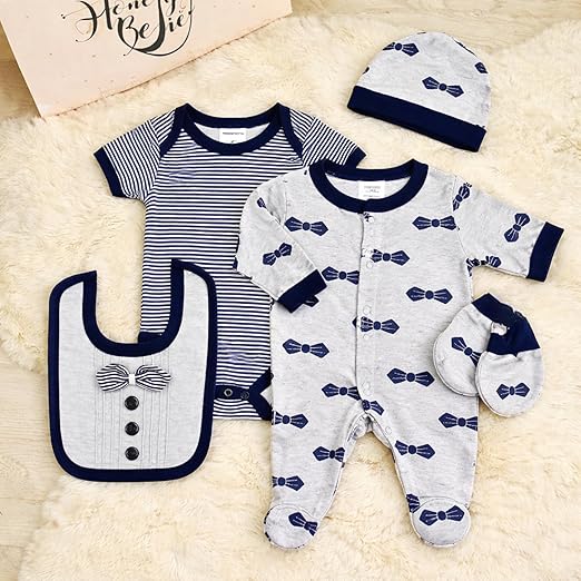 5 pcs Baby Clothing Set - Little Gentleman