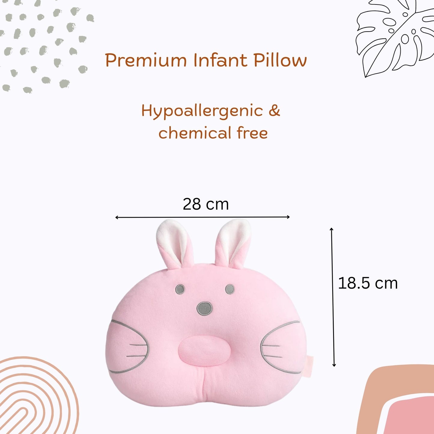 Pink Cuddly Bunny Pillow