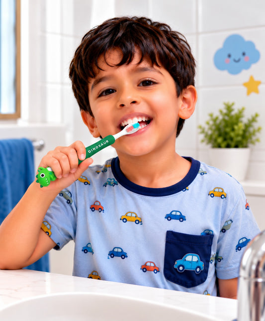 Kids Toothbrush - Forest Dino