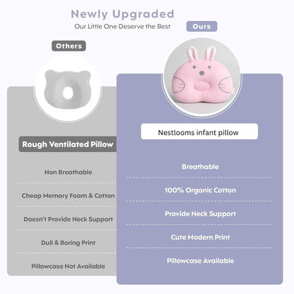 Pink Cuddly Bunny Pillow
