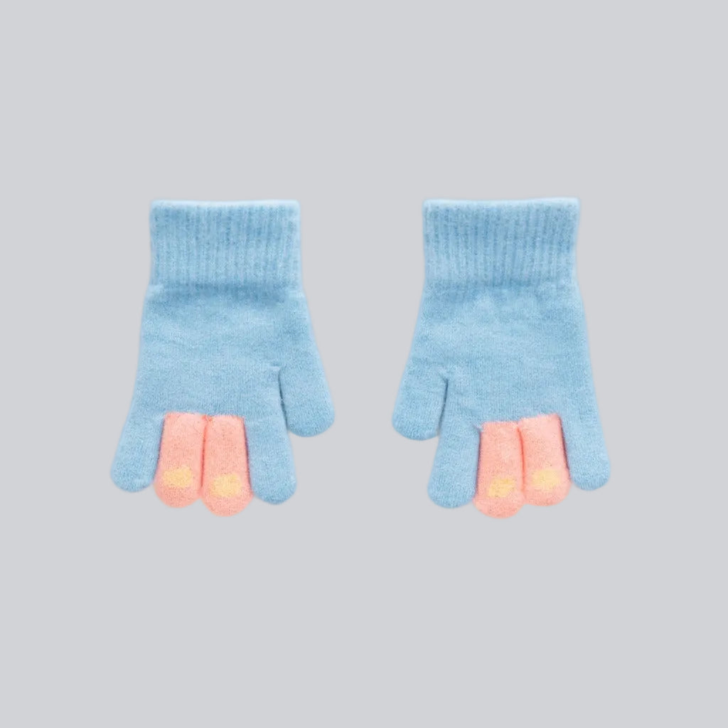 Baby Winter Finger Gloves - Skyberry Bunny