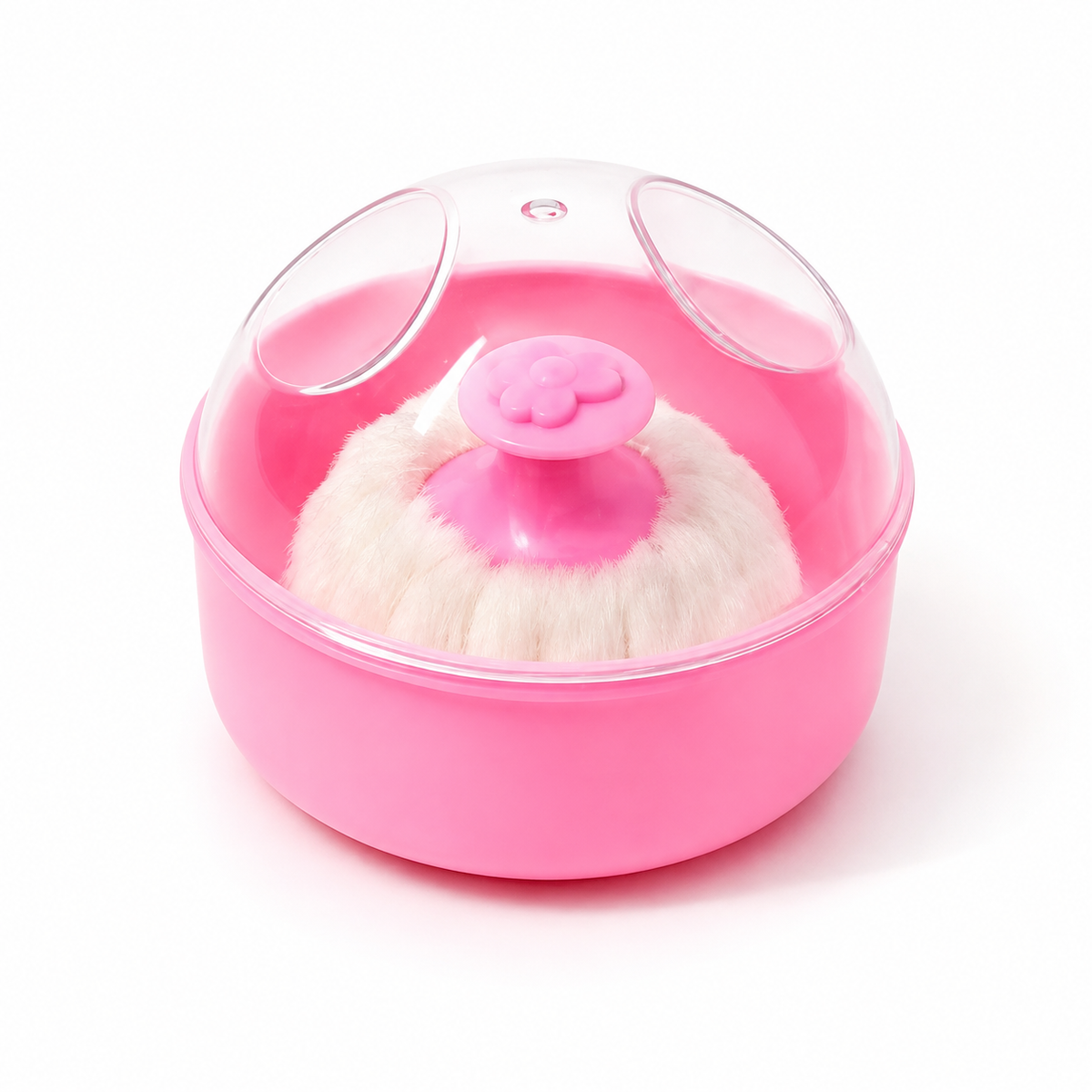 Powder Puff With Case - Berry Fluff