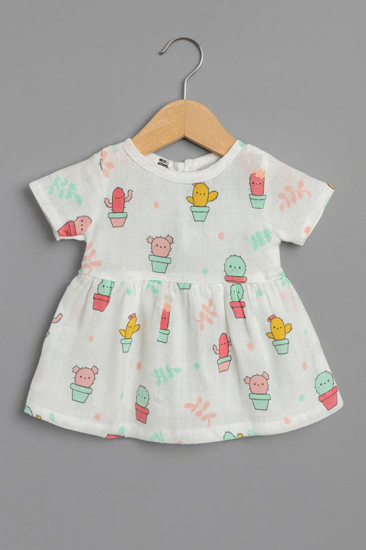 Muslin Frock - Cactus Cutie