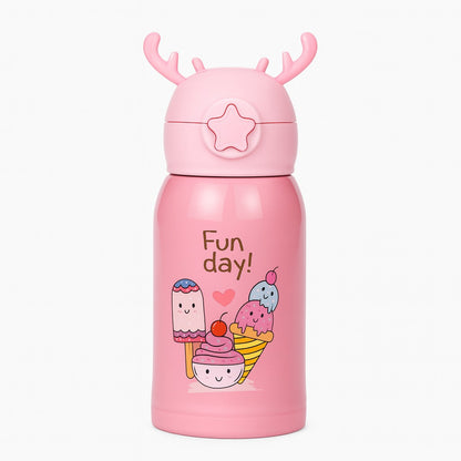 Stainless Steel Insulated Hot & Cold Sipper With Protective Cover 500ml - Cupcake Carnival