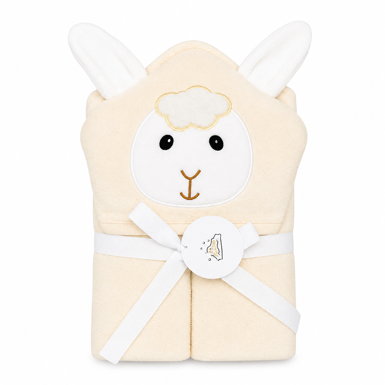 Baby Hooded Towel – Cuddly Sheep