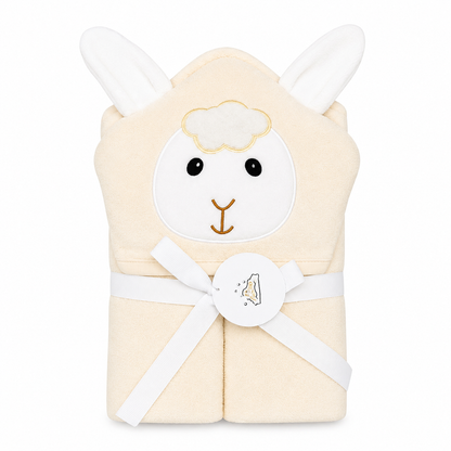 Baby Hooded Towel – Cuddly Sheep