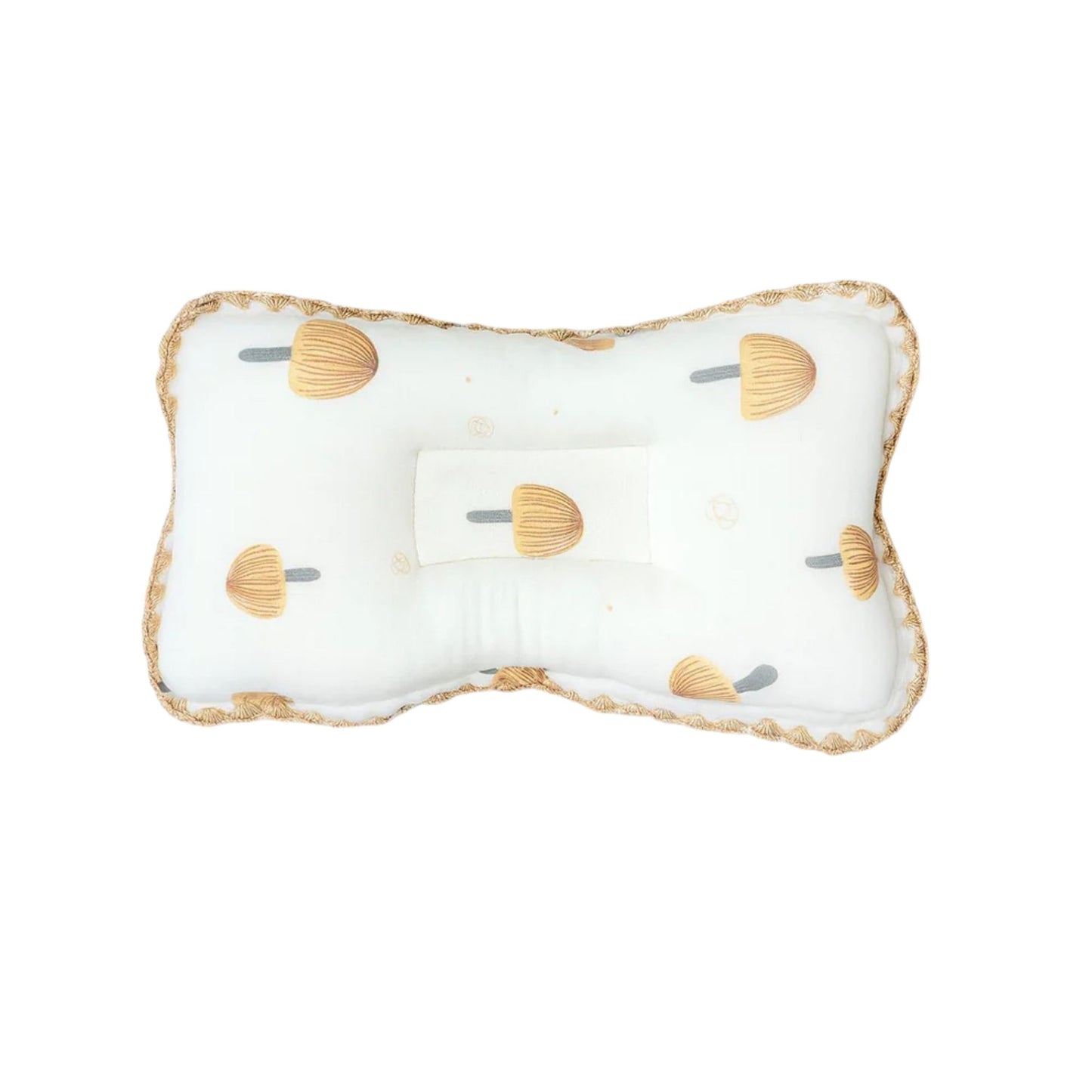 Rectangular Baby Pillow - Mushroom