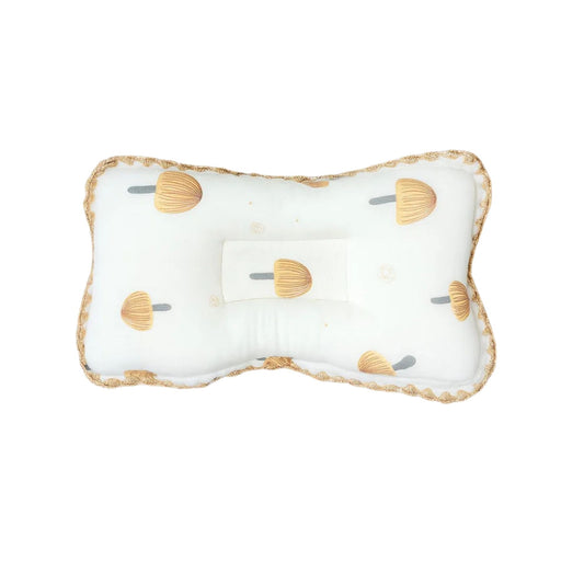 Rectangular Baby Pillow - Mushroom