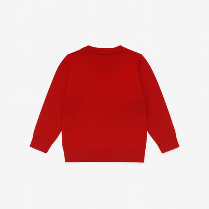 Knitted Christmas Sweater - Scarlet Polar