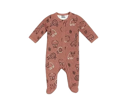 Quilted Sleepsuit - Forest Buddies
