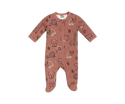 Quilted Sleepsuit - Forest Buddies