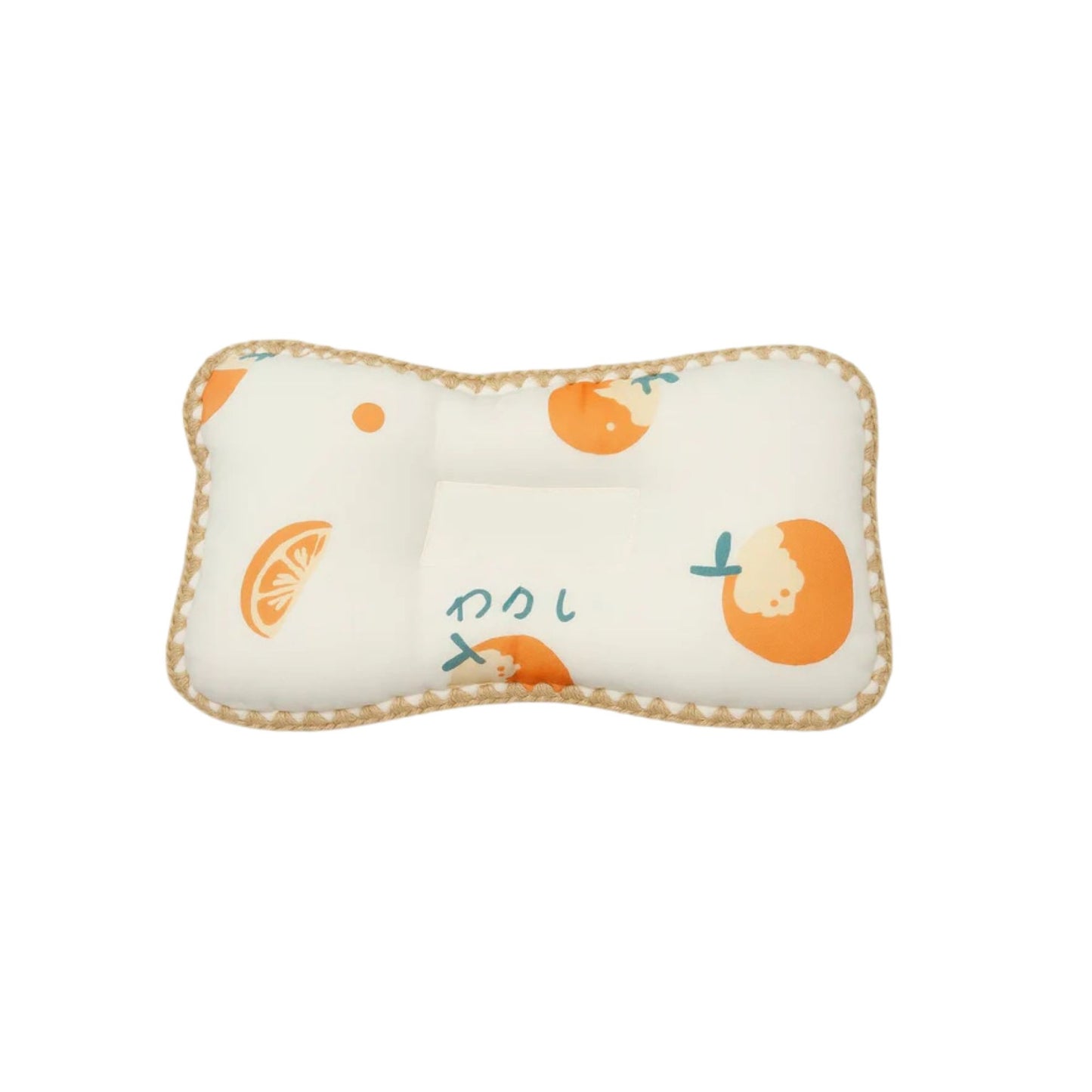 Rectangular Baby Pillow - Orange