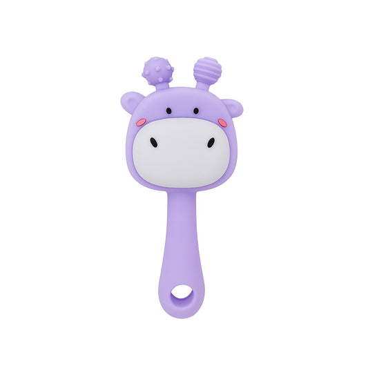 Giggly Giraffe Rattle Teether - Soft Lilac