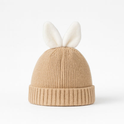 Woolen Bunny Beanie - Cinnamon Hop