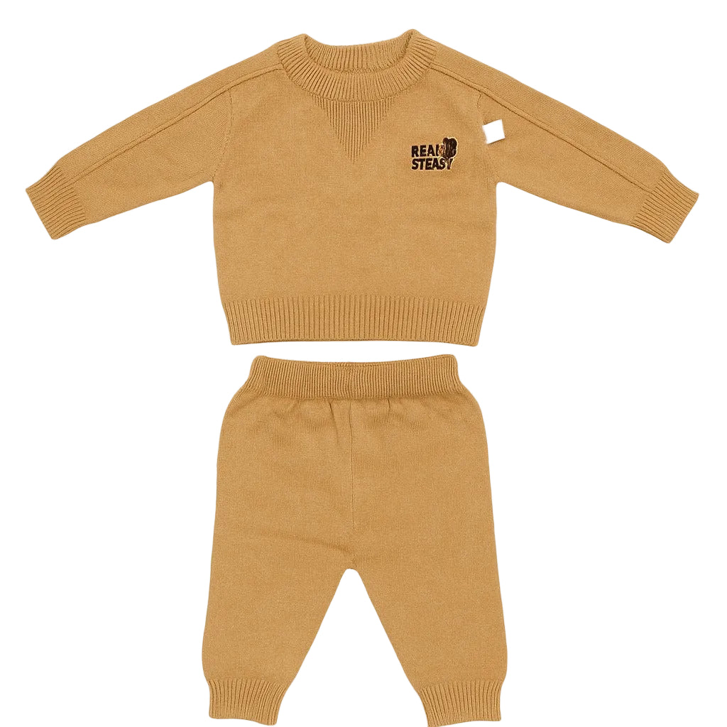 Knitted Sweater & Jogger Pant Co-ord Set - Ready Steady