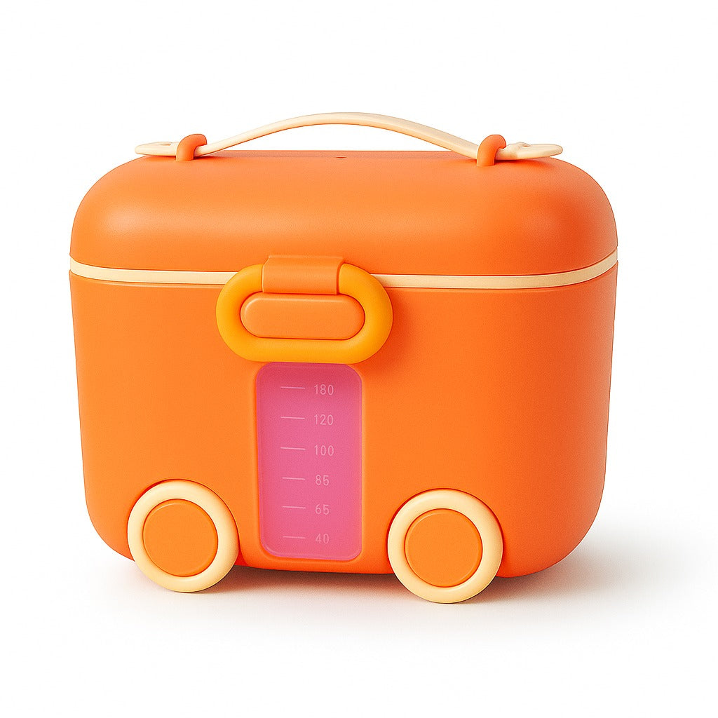 Milk Powder & Food Dispenser Container - Orange