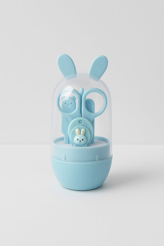 Baby Grooming Kit With Scissors- blue