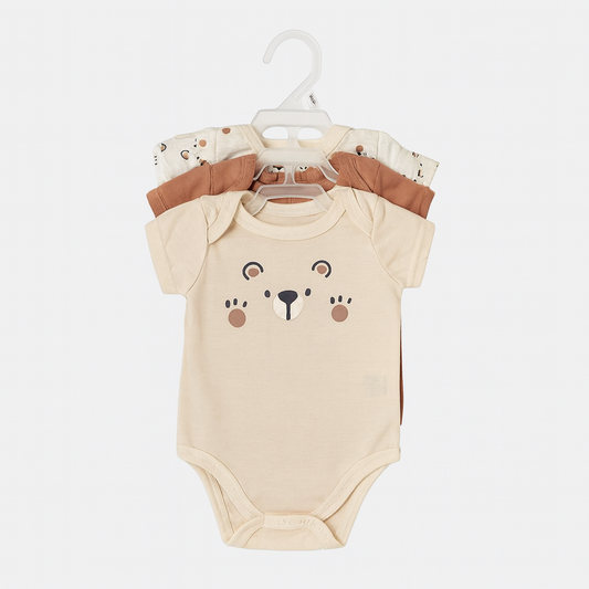 Cotton Baby Onesie - Baby bear